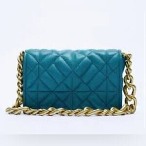 Zara Quilted Chain Strap Mini Shoulder Bag